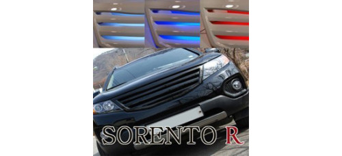 artx led luxury radiator tuning grille kia sorento r 2009-12